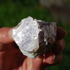 96g 1.75in Raw Gem Lepidolite Crystal Cluster, Silver Leaf Lepidolite Mica Trapiche, Brazil LE6c