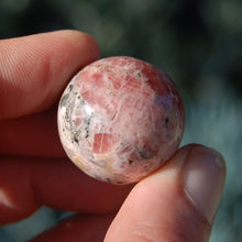 Load image into Gallery viewer, 25mm 28g Rhodochrosite Gemstone Sphere, Genuine Rhodochrosite Crystal, Argentina
