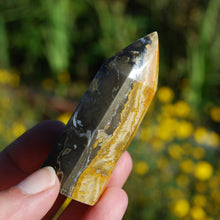 Load image into Gallery viewer, Bumblebee Jasper Tower Healing Crystals 71g 2.75&quot;
