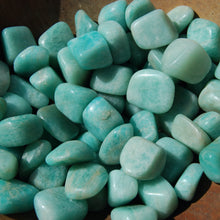 Load image into Gallery viewer, Amazonite Crystal Tumbled Stones
