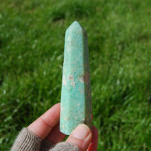 Load image into Gallery viewer, Green Chrysoprase Crystal Tower

