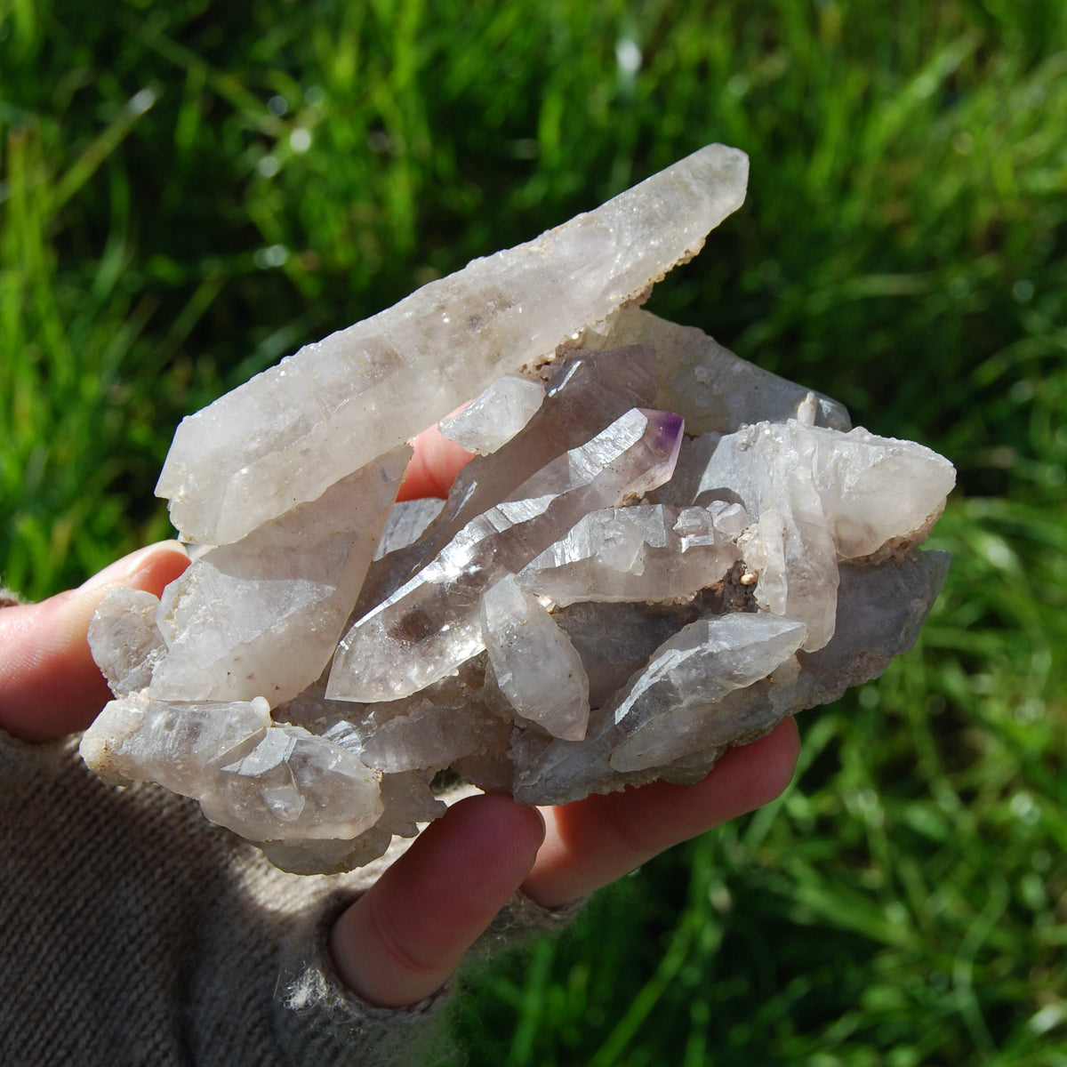 Zimbabwe Amethyst Scepter Specimen Amethyst Crystal Point Gemstone popular Metaphysical