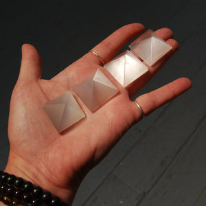 Selenite Crystal Pyramid 25mm to 30mm