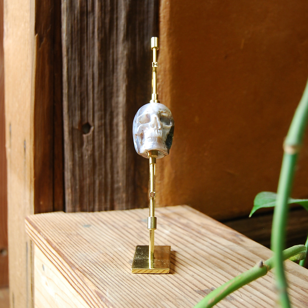 Crystal Display Stand in Brass 6.5"  Perfect for Spheres and Crystal Skulls