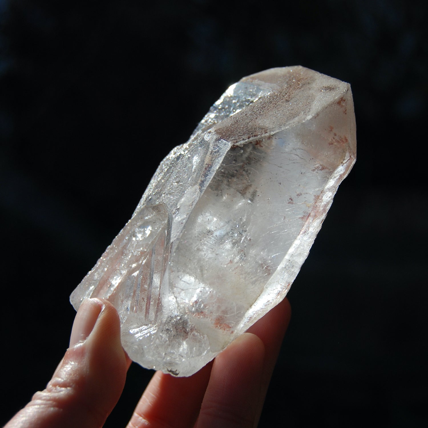 Scarlet Temple Lemurian Seed Quartz Crystal Chisel Dreamsicle Starbrary