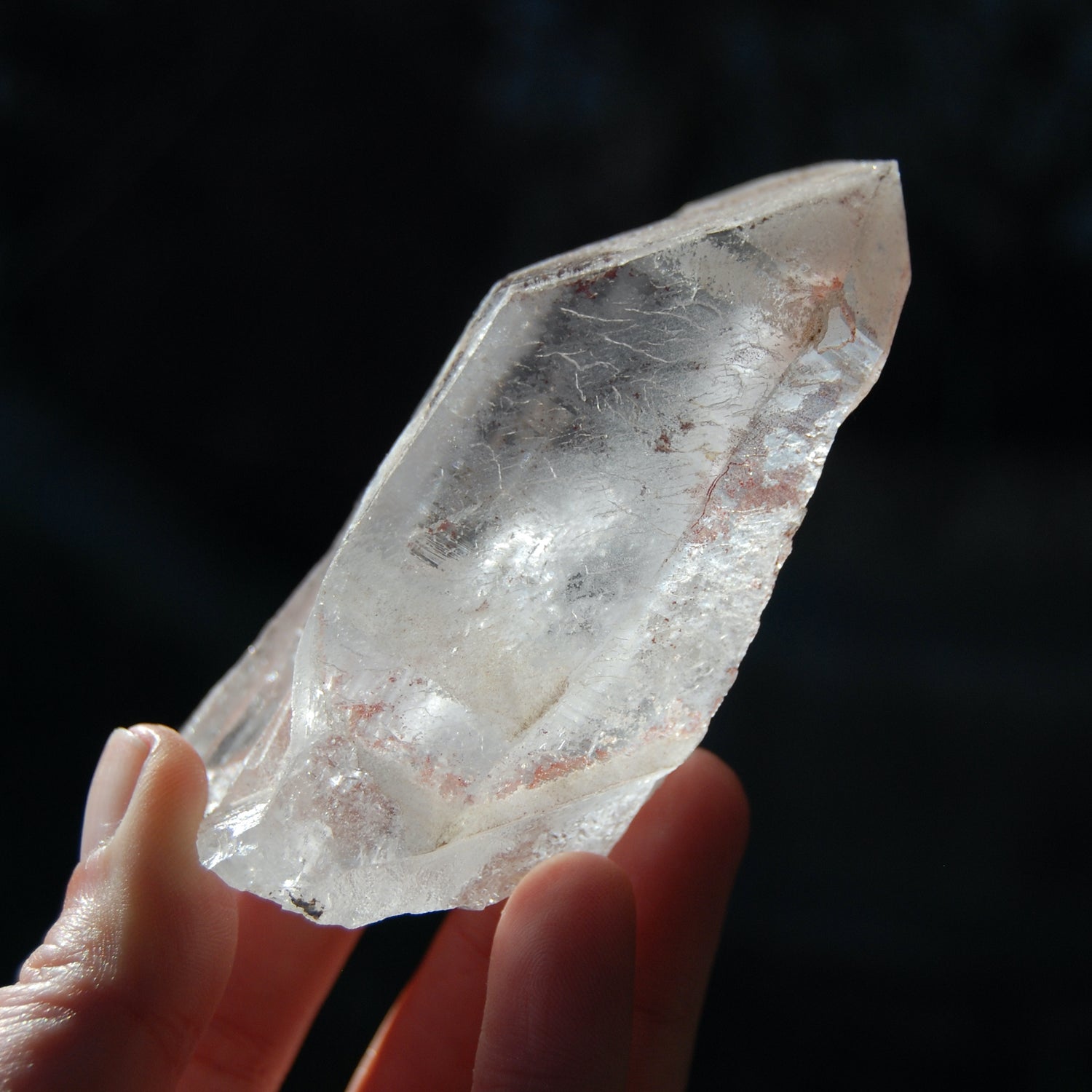 Scarlet Temple Lemurian Seed Quartz Crystal Chisel Dreamsicle Starbrary