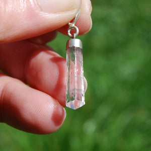 Pink Kunzite Crystal Pendant for Necklace