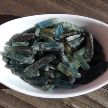 Load image into Gallery viewer, Raw Green Kyanite Crystal Blades, Raw Kyanite Crystals, Brazil

