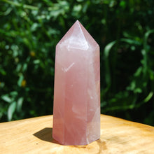 Load image into Gallery viewer, AAA Rose Quartz Crystal Tower Madagascar. clear rose quartz
