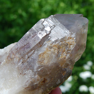 Hematite Phantom Cathedral Quartz Crystal