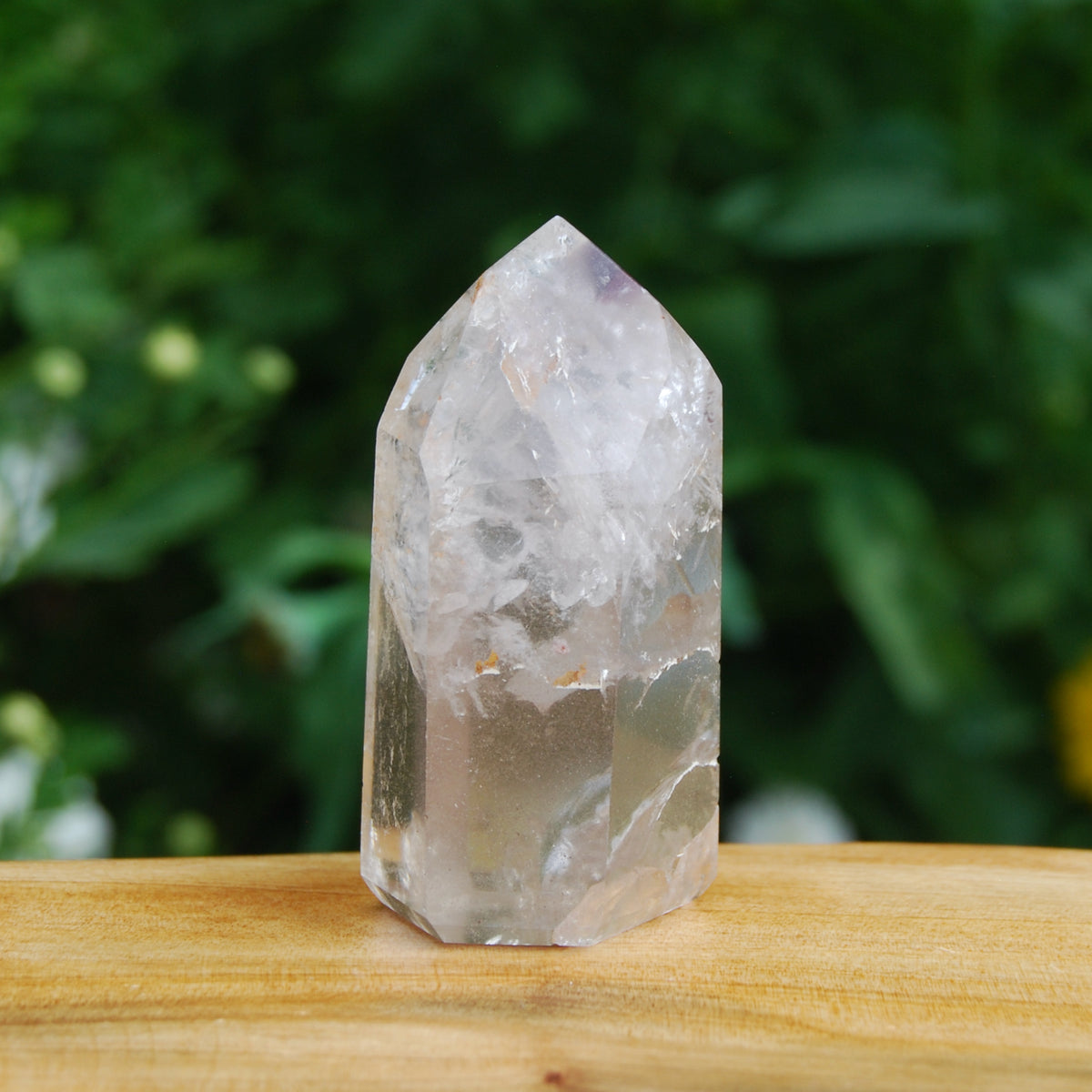 Pink Lithium Quartz Crystal Tower
