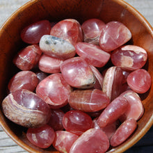 Load image into Gallery viewer, Rhodochrosite Crystal Tumbled Stone, Peru
