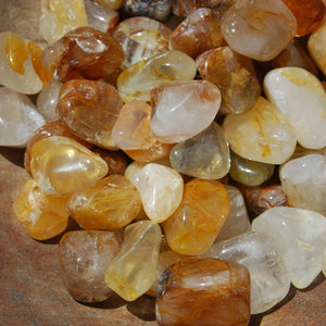 Golden Healer Crystal Tumbled Stones