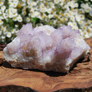 Spirit Quartz, Large Amethyst Spirit Quartz Crystal Cluster, South Africa
