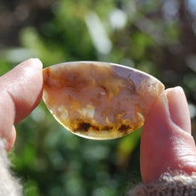 Load image into Gallery viewer, Plume Agate Cabochon, Indonesian Agate
