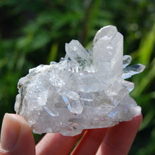 Load image into Gallery viewer, Optical Chlorite Quartz Crystal Cluster, Twin Flame Double Starburst Formation, Corinto, Brazil
