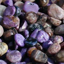 Load image into Gallery viewer, AAA Charoite Crystal Tumbled Stones
