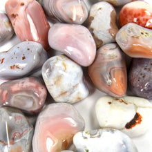 Load image into Gallery viewer, Pink Botswana Agate Tumbled Stones
