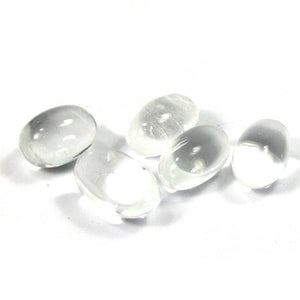 Clear Quartz Crystal Shiva Lingam Pocket Stone 1.25"