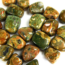 Load image into Gallery viewer, Rhyolite Rainforest Jasper Tumbled Stones

