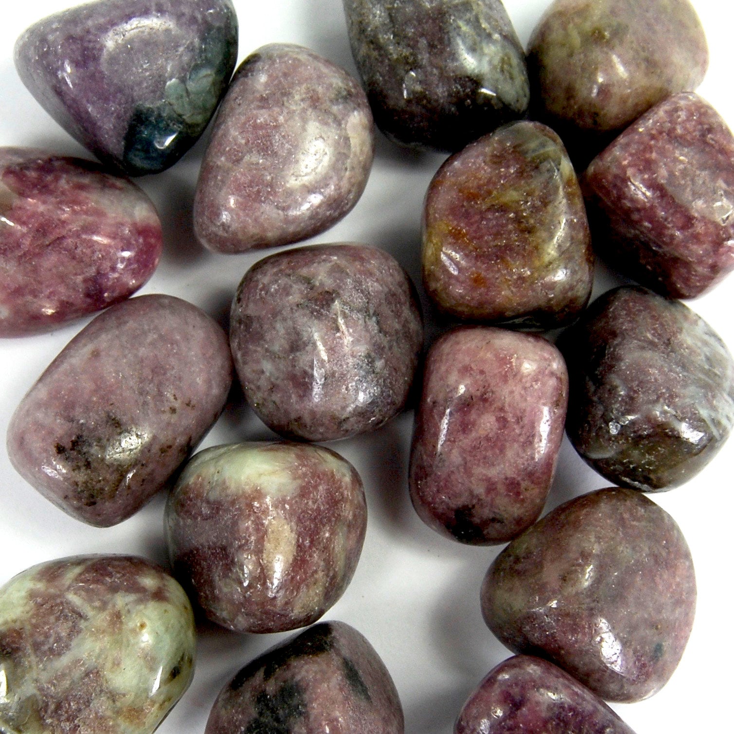 Lepidolite Crystal Tumbled Stones Lithium Mica