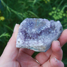 Load image into Gallery viewer, Amethyst Stalactite Slice Flower Uruguay Crystal Healing Natural Druzy Geode Specimen Piece Cathedral Cluster Agate
