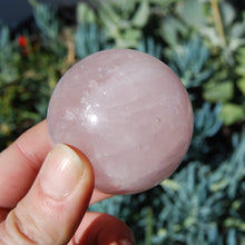 Load image into Gallery viewer, Rose Quartz Sphere Ball Polished Healing Crystals Universal Love Pink Crystal 180-220g 50mm to 57mm
