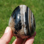 Sulemani 'Eye of Shiva' Banded Sardonyx Crystal Egg