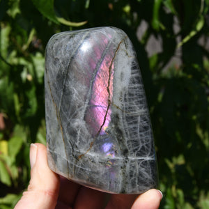 Purple Labradorite Crystal Freeform Tower