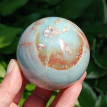 Load image into Gallery viewer, Dendritic Chinese Amazonite Crystal Sphere
