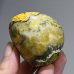 Bumblebee Jasper Crystal Palm Stone, Indonesia