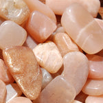 Golden Confetti Sunstone Moonstone Crystal Tumbled Stones