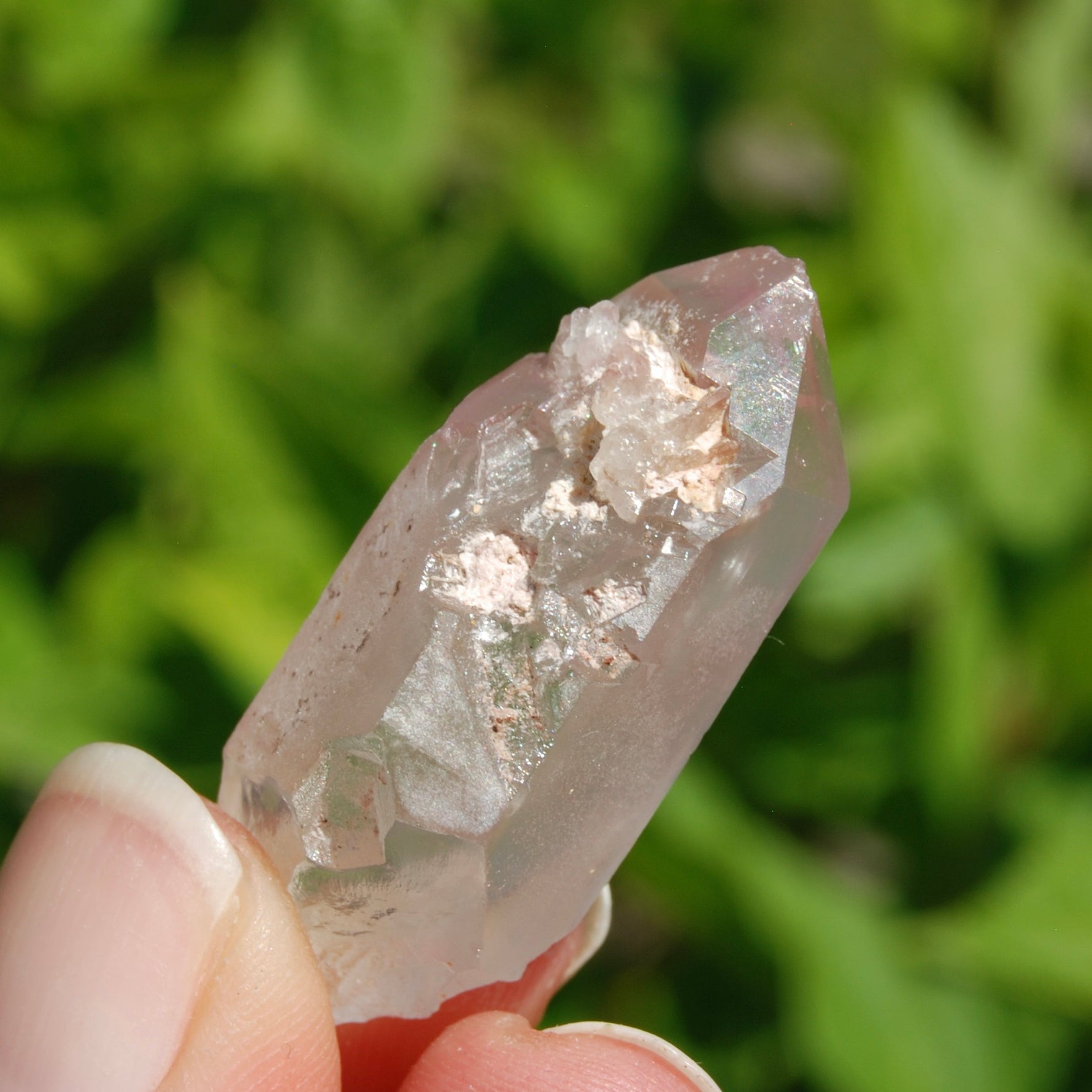 Pink Lithium Lemurian Quartz Crystal Starbrary