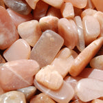 Golden Confetti Sunstone Moonstone Crystal Tumbled Stones