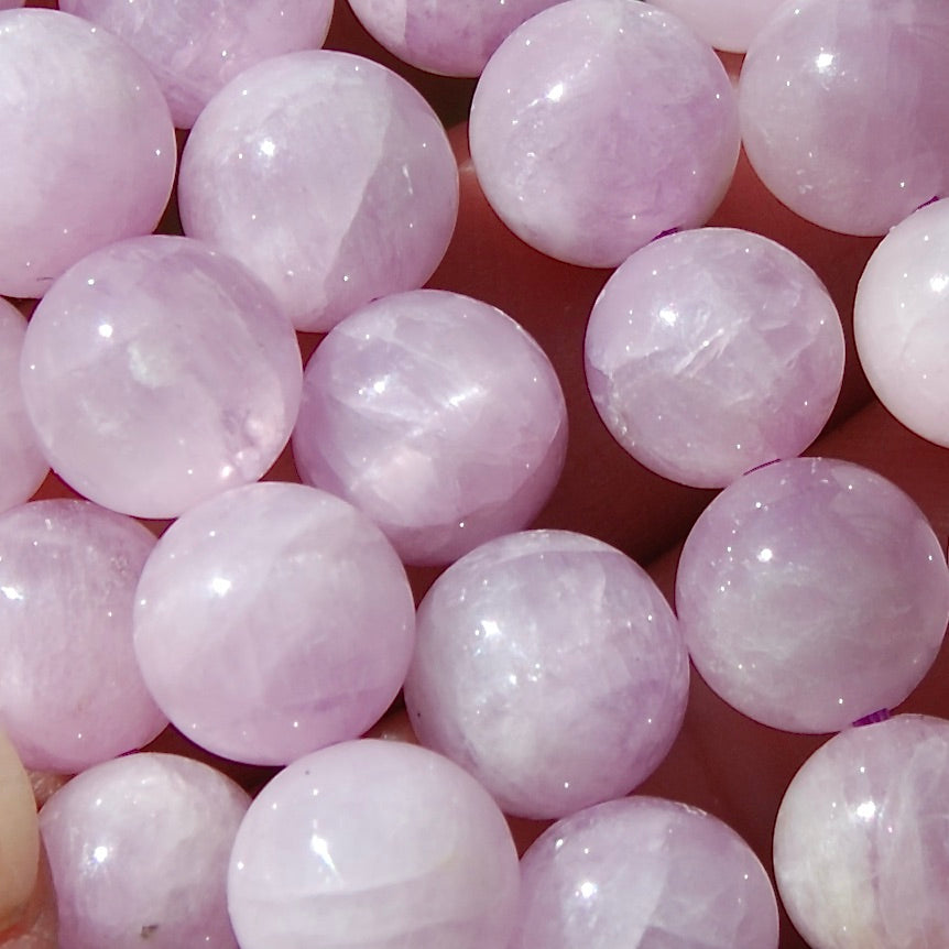 Flashy Pink Kunzite Crystal Bracelet