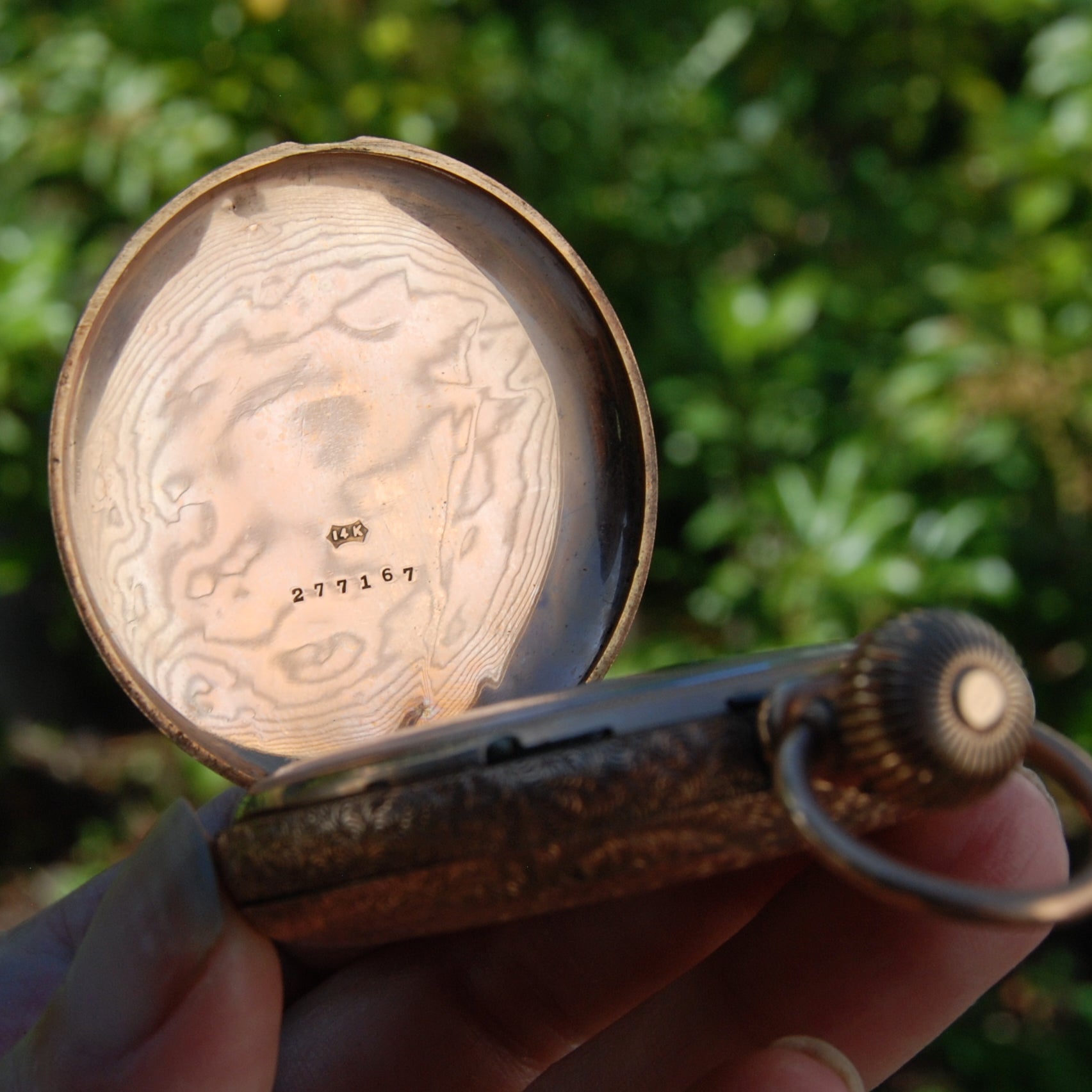 Antique Waltham Pocket Watch Solid 14k Gold Hunter's Case WORKING