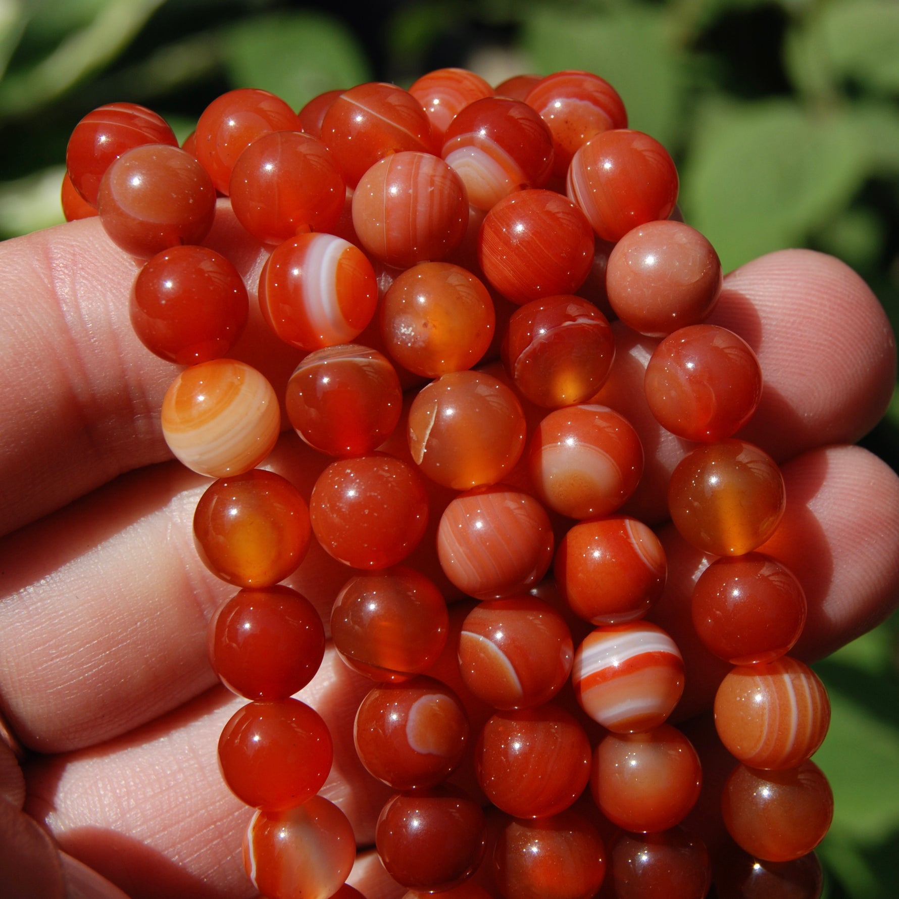 Carnelian Agate Crystal Power Bracelet