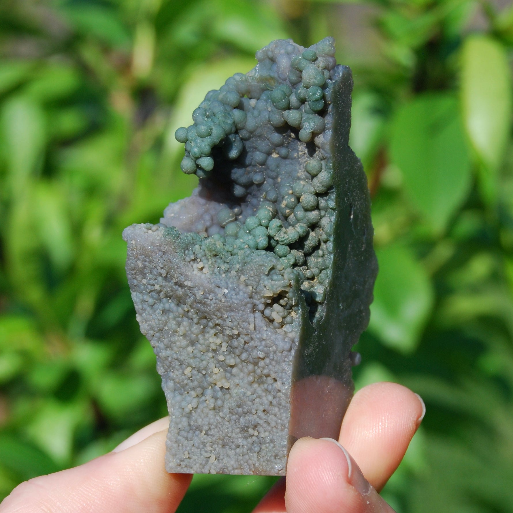 Grape Agate Crystal Tower, Sparkling Botryoidal Chalcedony