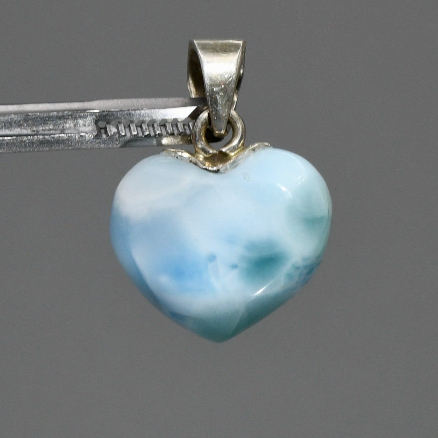 Larimar Teardrop Pendant for Necklace