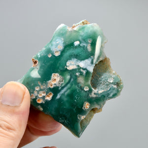 Mtorolite Chrome Chalcedony Crystal Slice