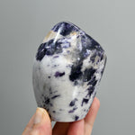 Gem Lepidolite Crystal Freeform Tower, Silver Leaf Lepidolite Crystals
