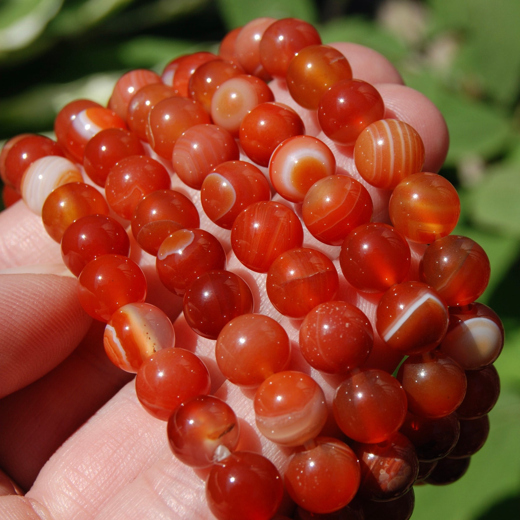 Carnelian Agate Crystal Power Bracelet
