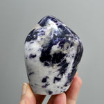 Gem Lepidolite Crystal Freeform Tower, Silver Leaf Lepidolite Crystals