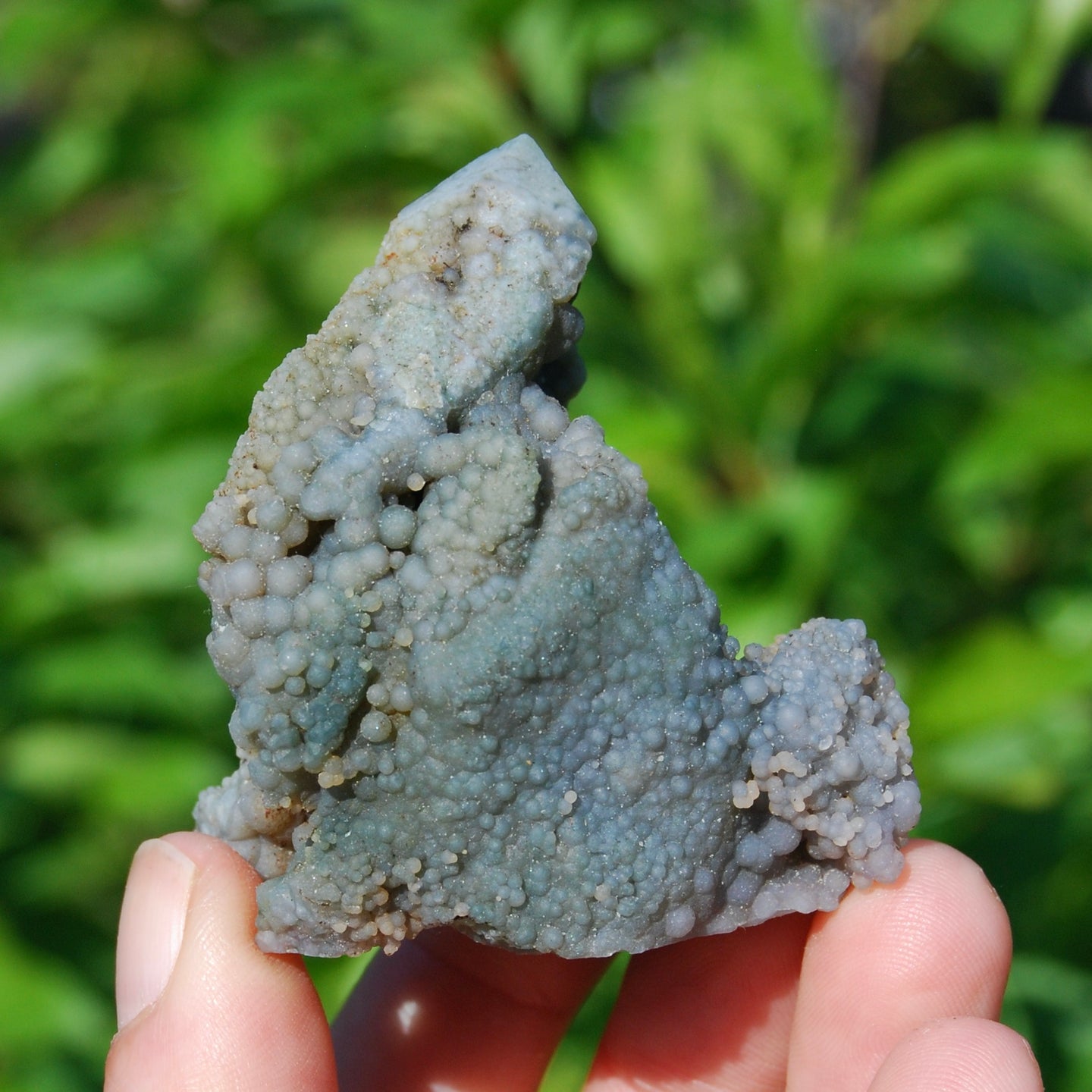 Grape Agate Crystal Tower, Sparkling Botryoidal Chalcedony