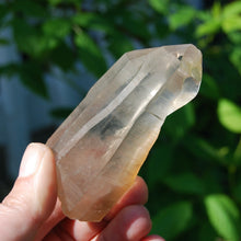Load image into Gallery viewer, Pink Shadow Smoky Lemurian Seed Quartz Crystal,
