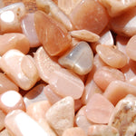 Golden Confetti Sunstone Moonstone Crystal Tumbled Stones