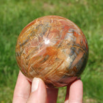 Petrified Wood Crystal Sphere