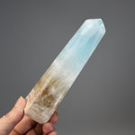 Caribbean Blue Calcite Crystal Tower