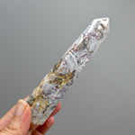 Pink Crazy Lace Agate Crystal Tower