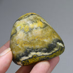 Bumblebee Jasper Crystal Palm Stone, Indonesia
